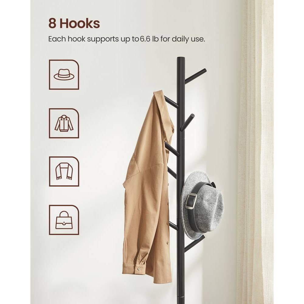 8 Hooks
Each hook supports up to 6.6 lb for daily use.