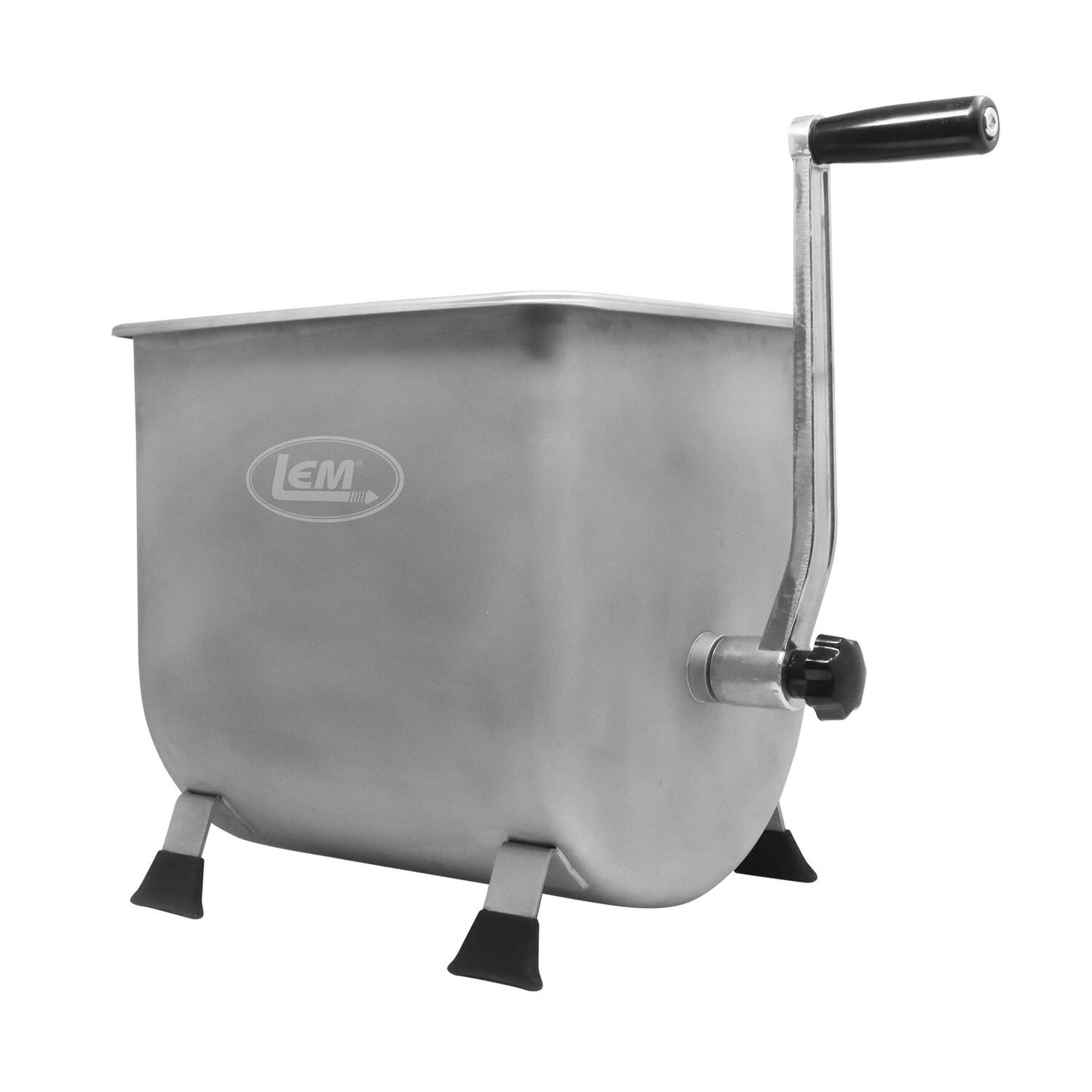 Back. LEM Product - MightyBite® 10 lb. Manual Meat Mixer - Stainless Steel.