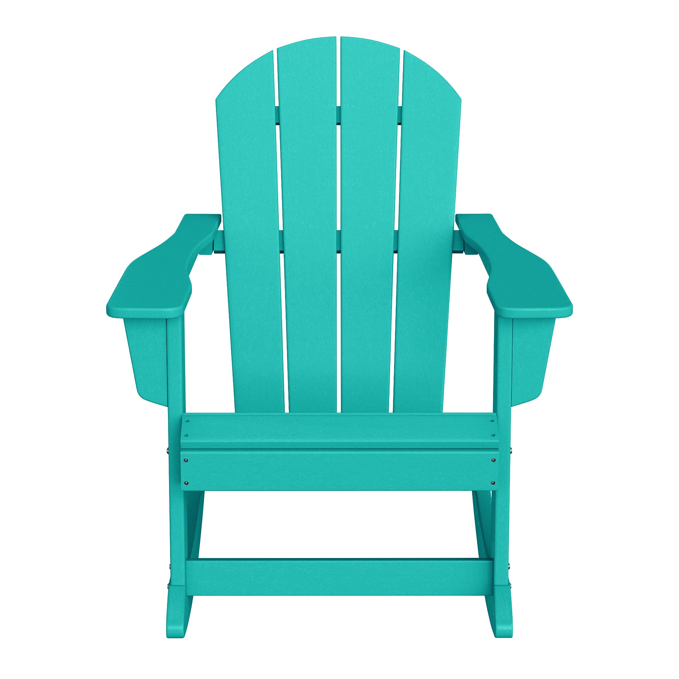WestinTrends - Malibu Outdoor / Patio Poly Adirondack rocking chair - Turquoise