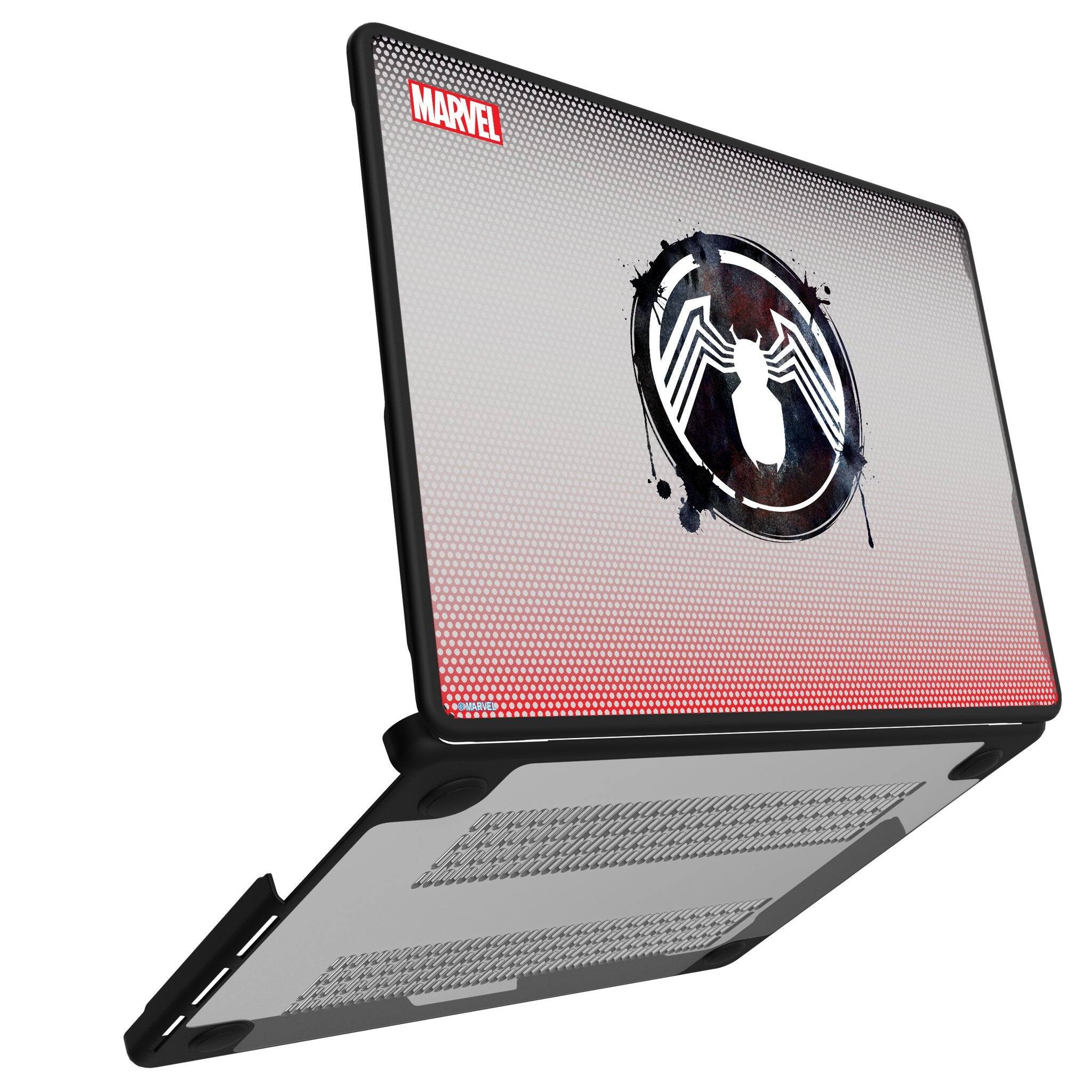 Angle. Keyscaper - Marvel Grid Laptop Case - Apple MacBook Pro (13-inch, 2020) - Venom.