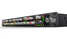 HF BELL DY 30 EXT OUT 20 +20 dB INSERT DYN S/C MTR LINK IN OP INP 24 12 O 12 24 REVIVAL 4000 SIGNATURE ANALOGUE CHANNEL STRIP