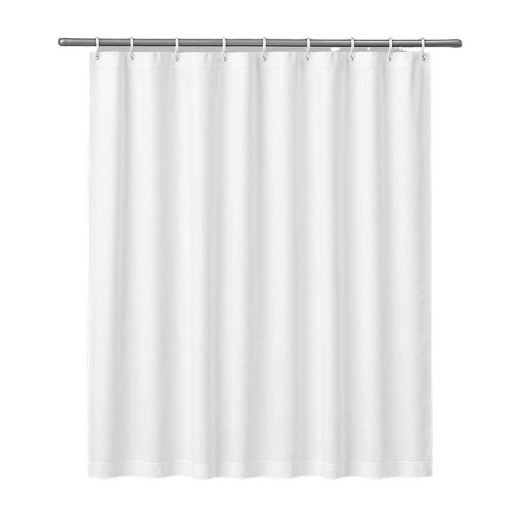 Left. Kate Aurora - Kate Aurora Hotel Heavy Duty 10 Gauge Vinyl Shower Curtain Liners - White 72" x 84" Extra Long Shower Curtain Liner - White.