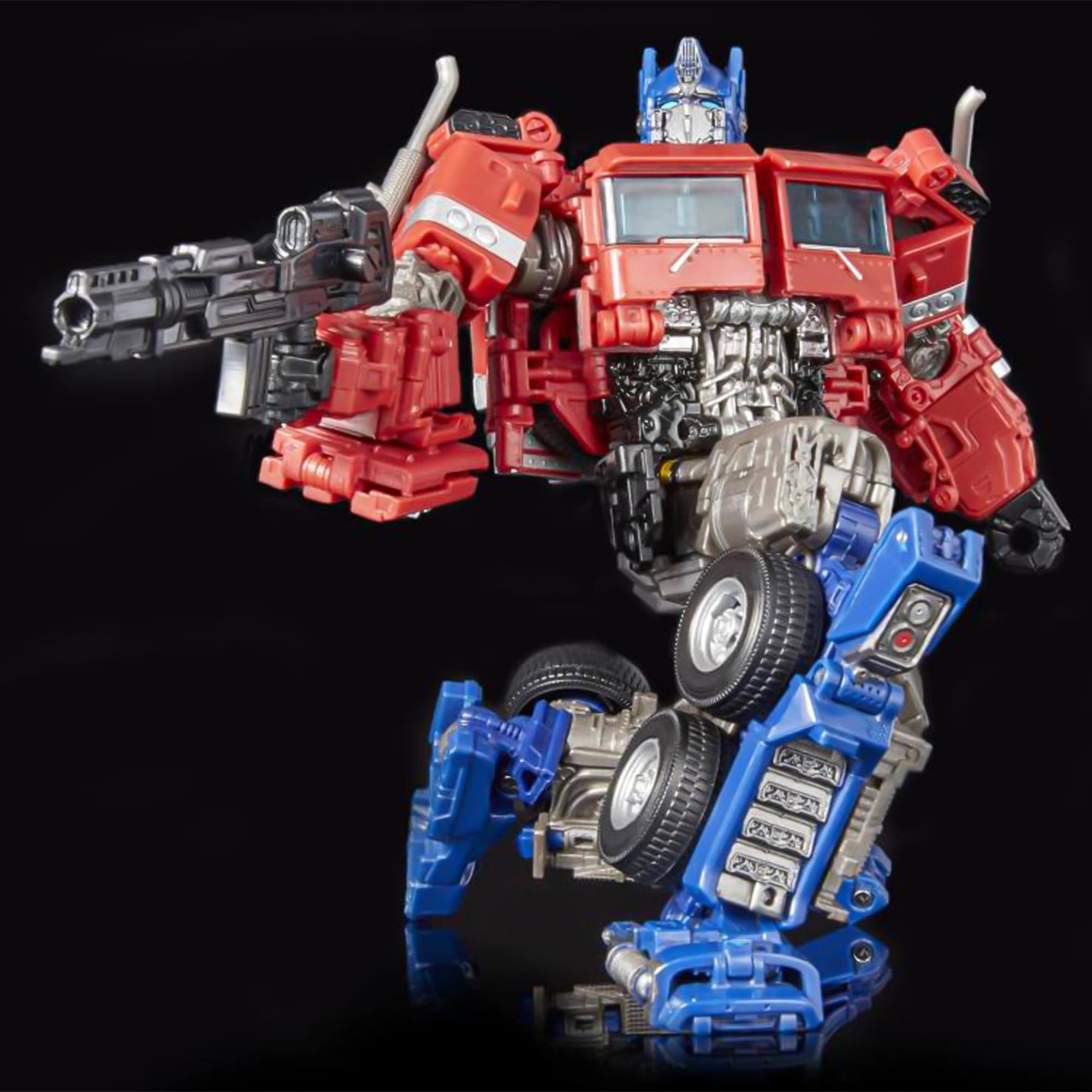 Alt View 4. Hasbro - Transformers Studio Series 38 Voyager Class Bumblebee Movie Optimus Prime - Multi-Colored.