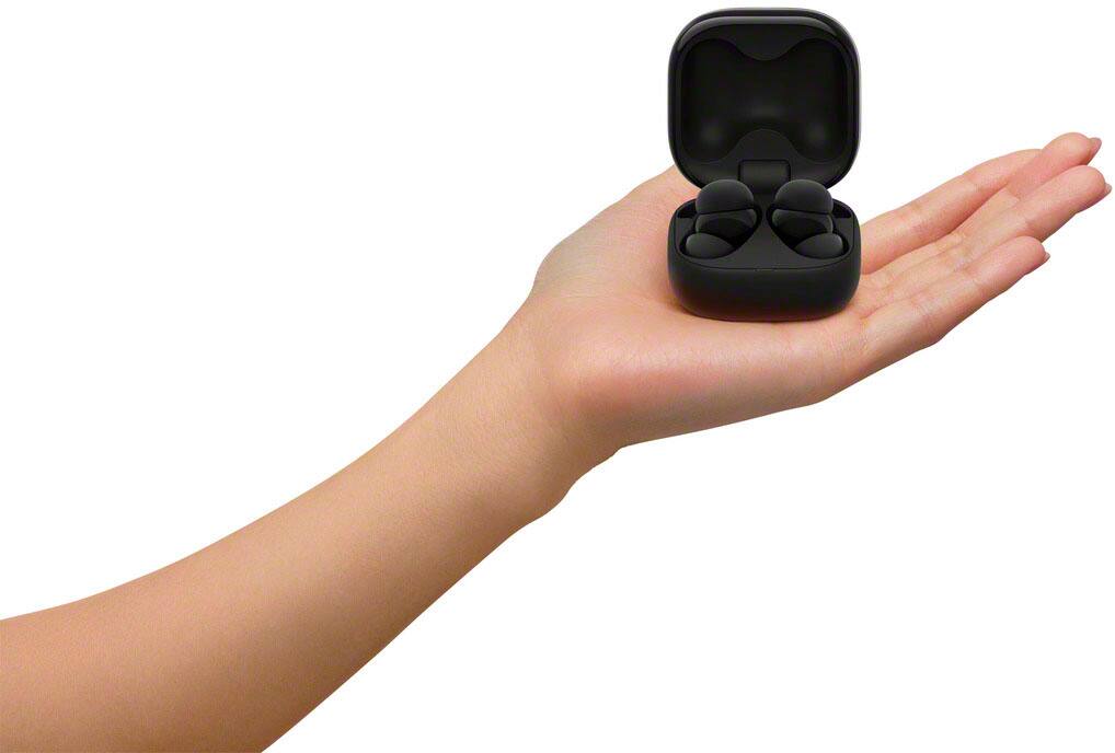 Alt View 22. Sony - LinkBuds Fit True Wireless Noise Canceling Earbuds - Black.