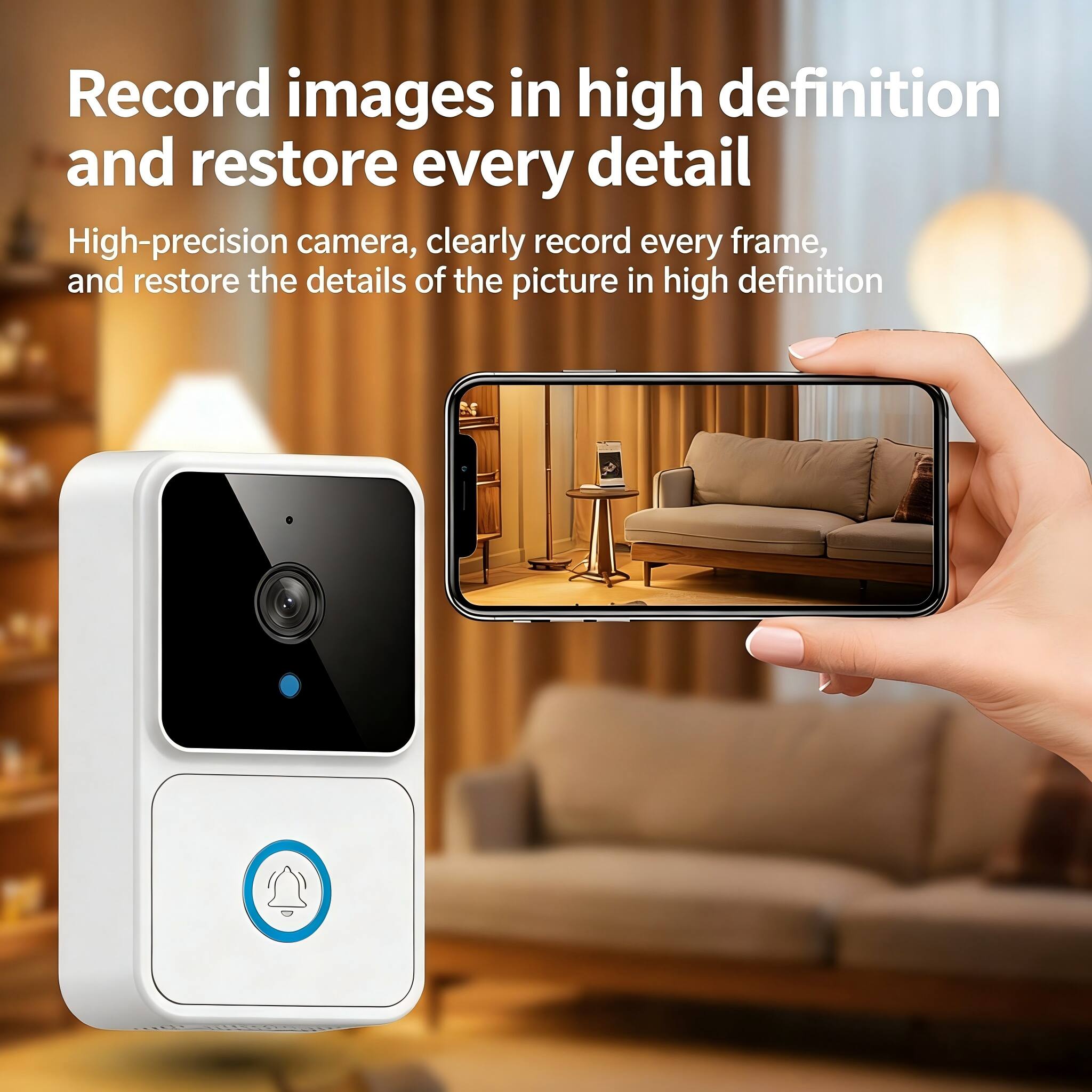 Record images in high definition and restore every detail

High-precision camera, clearly record every frame, and restore the details of the picture in high definition