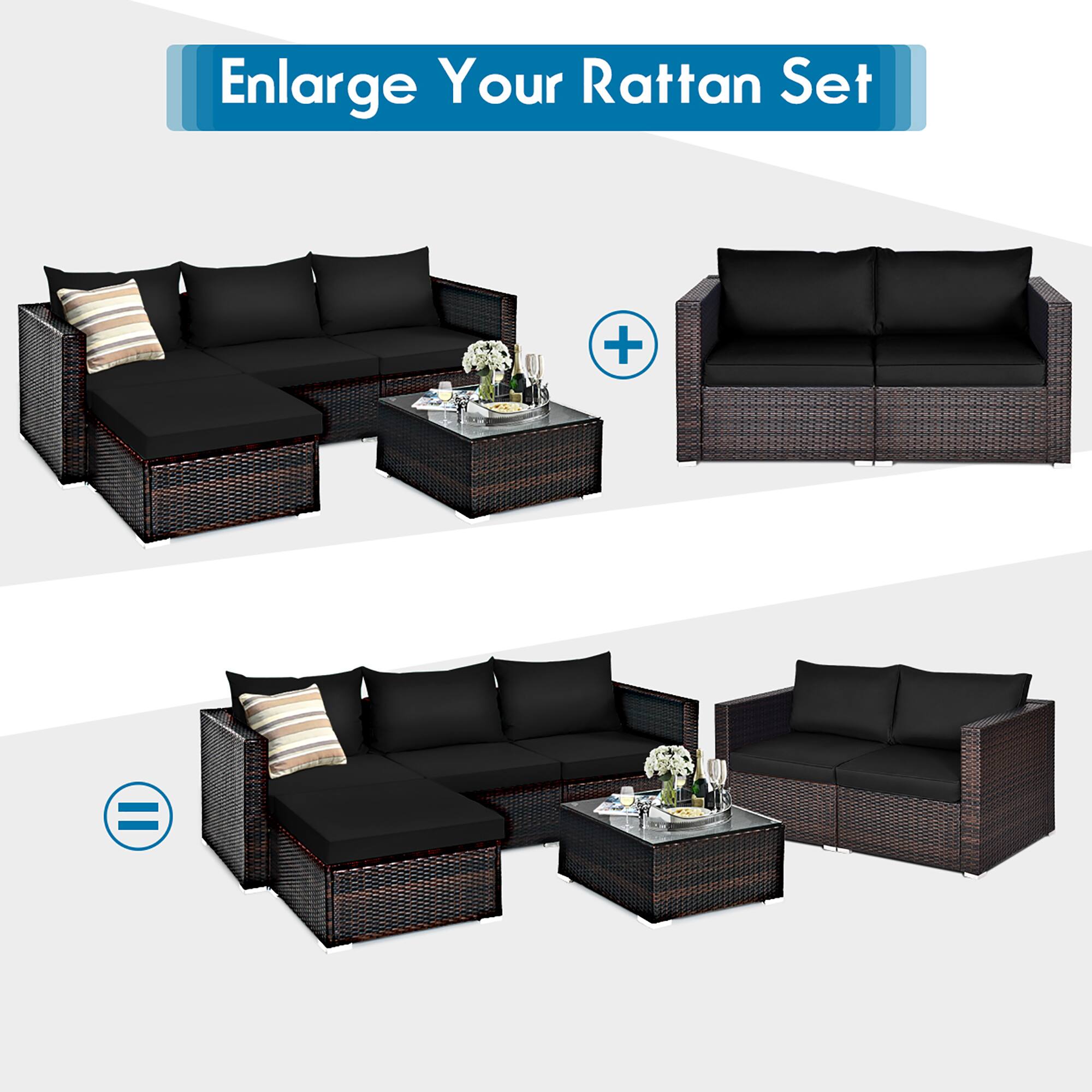 Enlarge Your Rattan Set