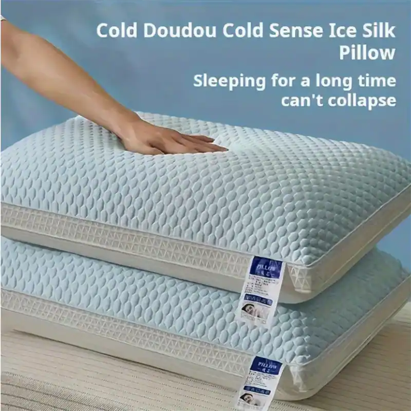Cold Doudou Cold Sense Ice Silk Pillow  
Sleeping for a long time can't collapse