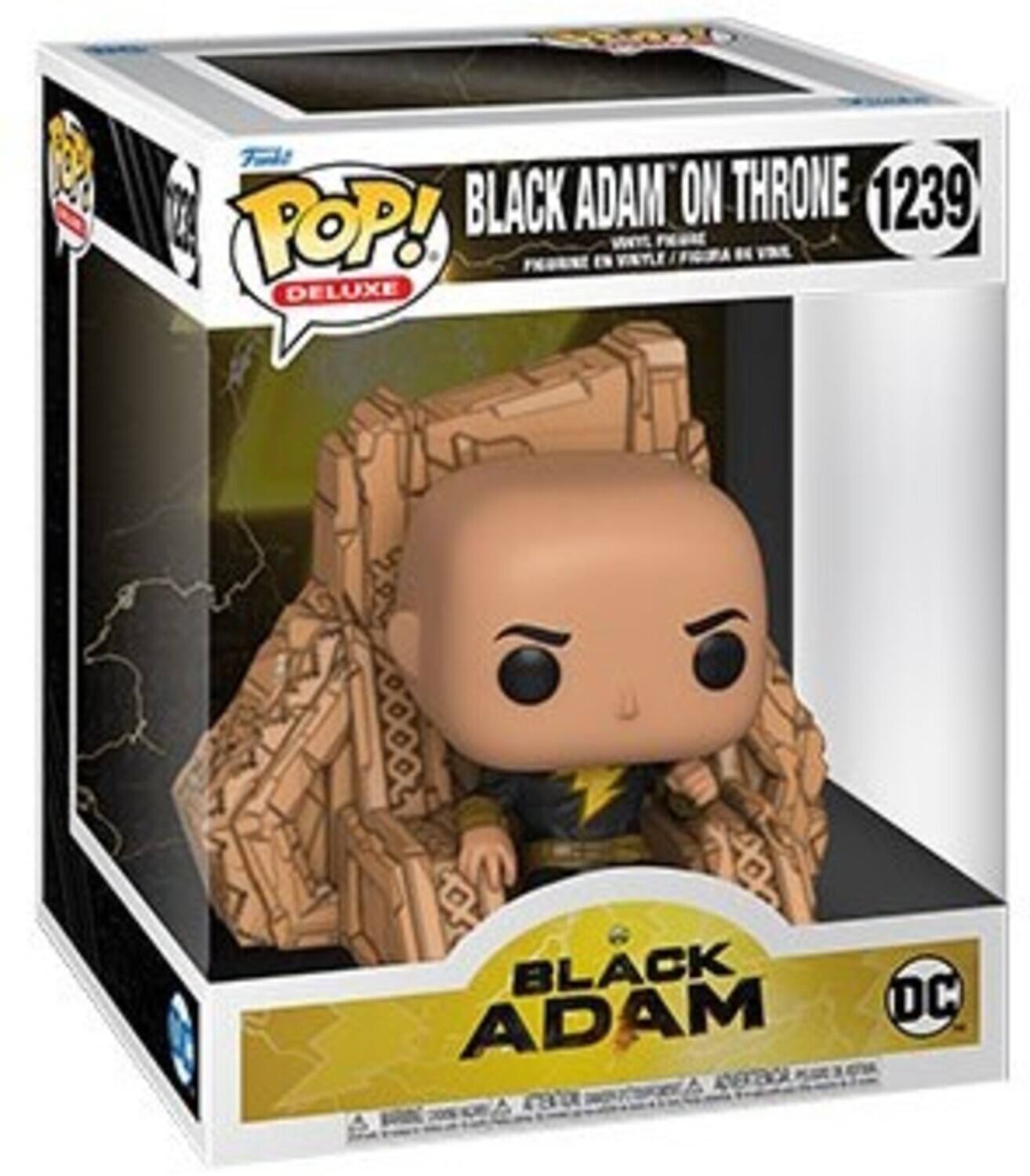 BLACK ADAM ON THRONE 1239 POP! DELUXE BLACK ADAM A 8 DC