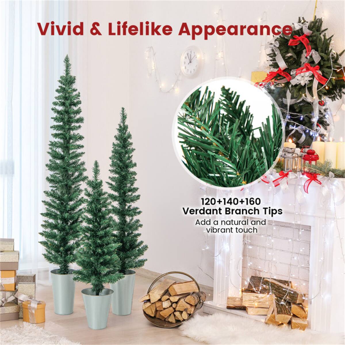 Vivid & Lifelike Appearance

120+140+160 Verdant Branch Tips

Add a natural and vibrant touch