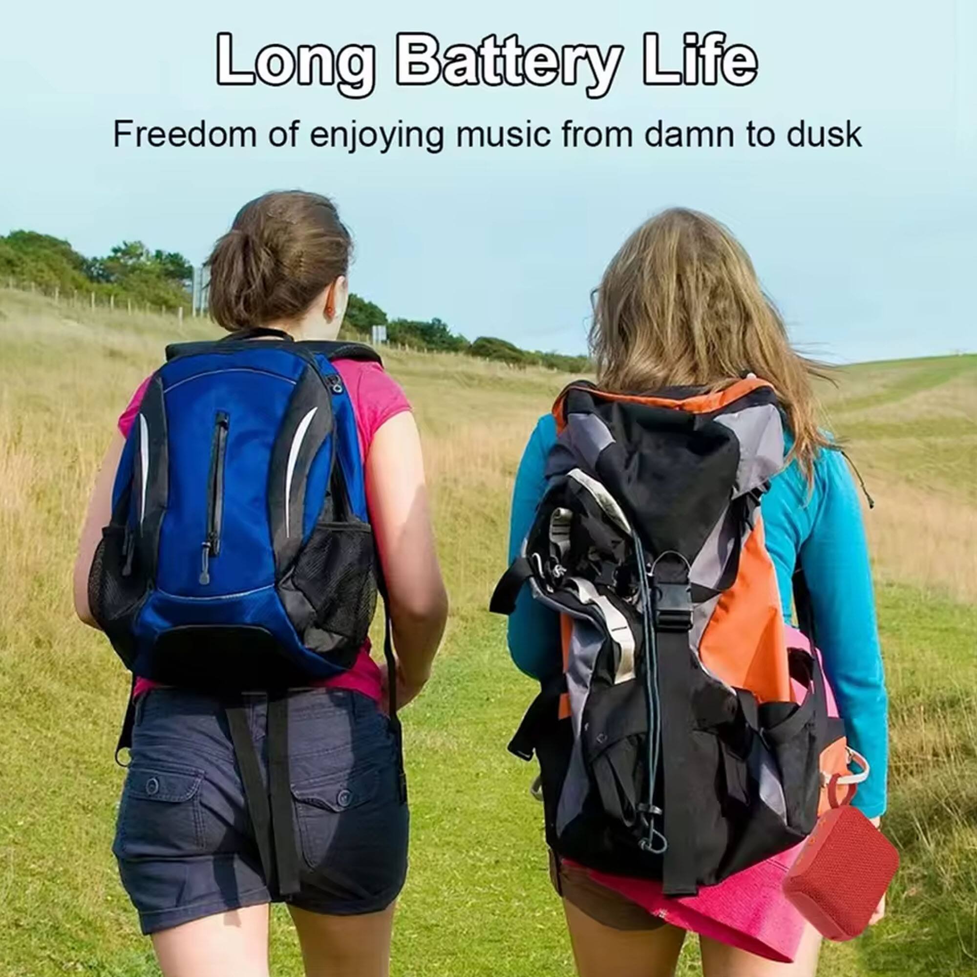 Long Battery Life  
Freedom of enjoying music from dawn to dusk