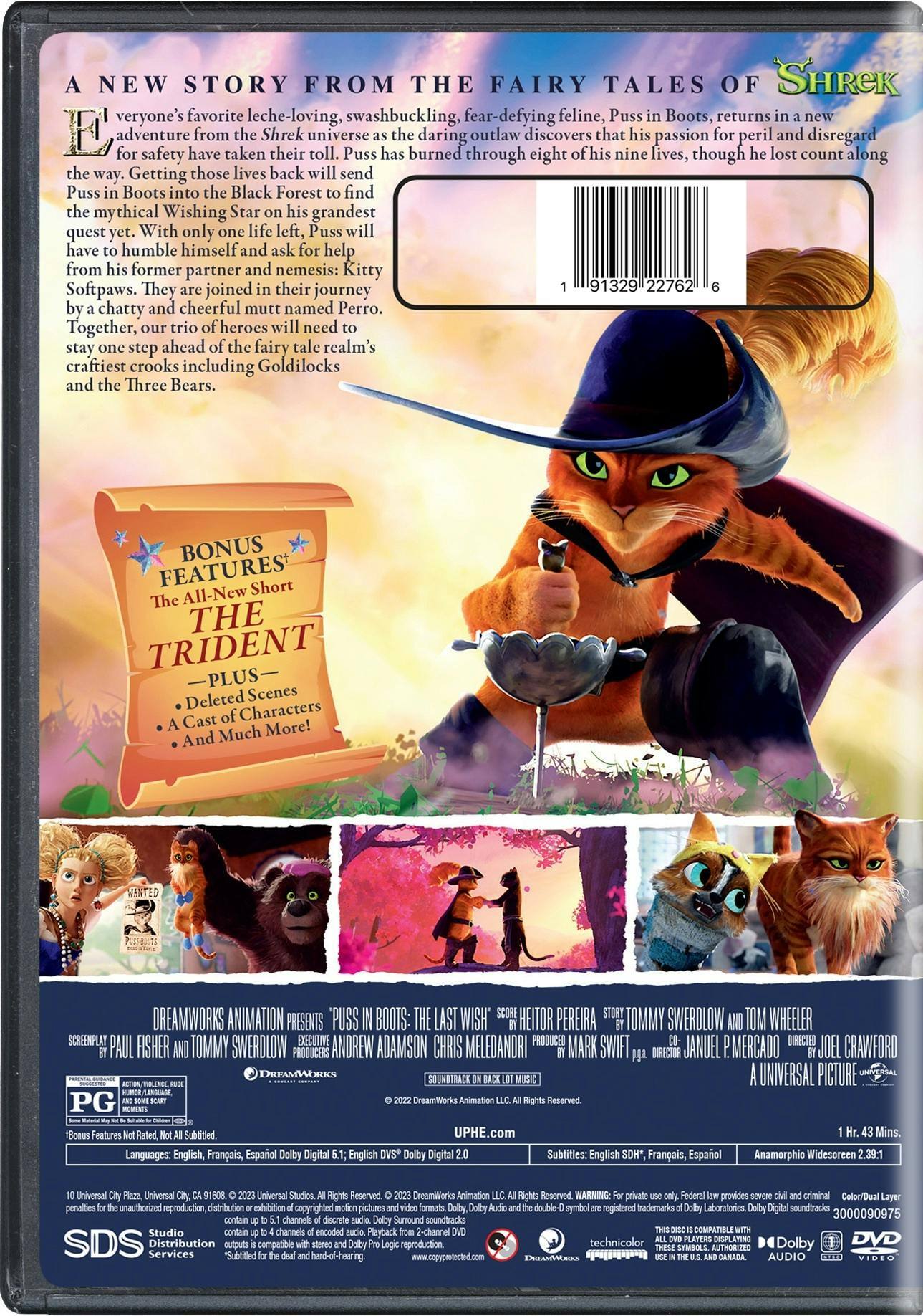 Angle. Puss in Boots: The Last Wish [DVD].