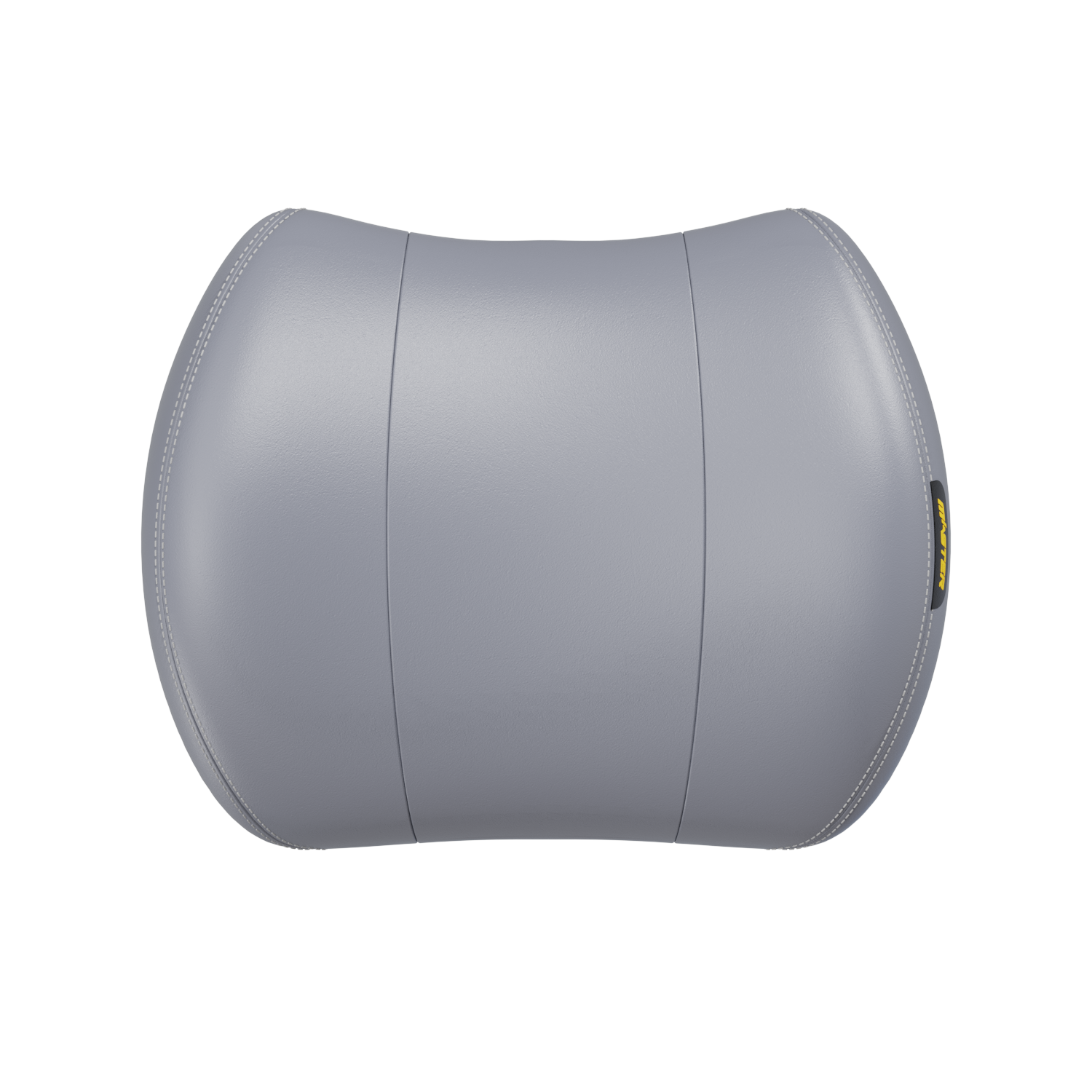 Alt View 3. DXRacer - DXRacer Master Series Gaming Chair – Gray and White Lines, Premium PU Leather with Built-In Lumbar Support & 4D Armrests - Gray and White.