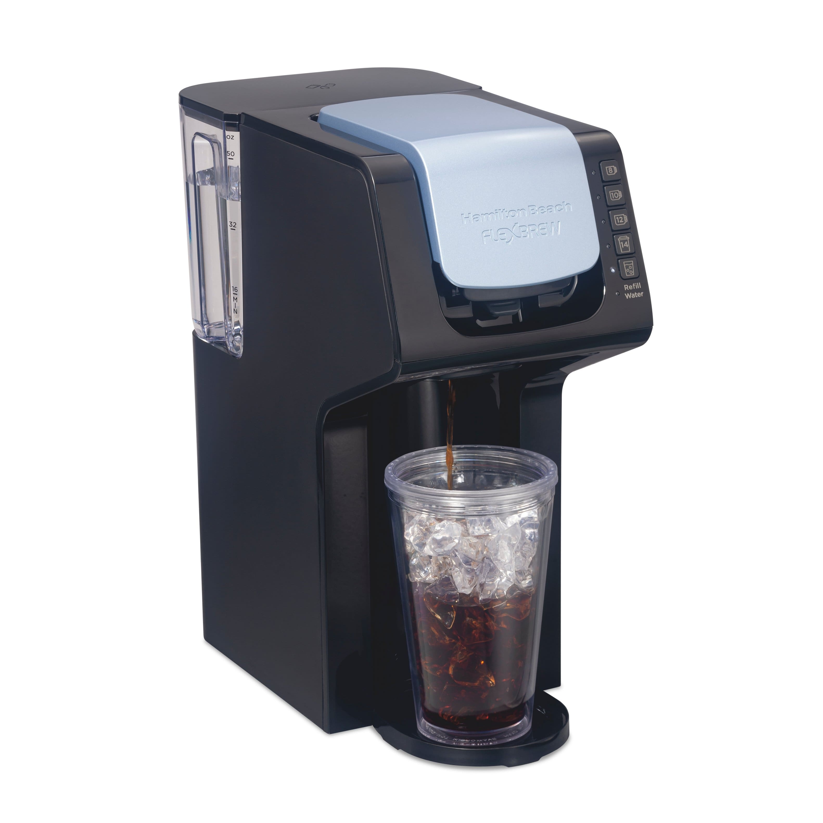 Hamilton Beach - FlexBrew® Single-Serve Iced & Hot Coffee Maker - Black