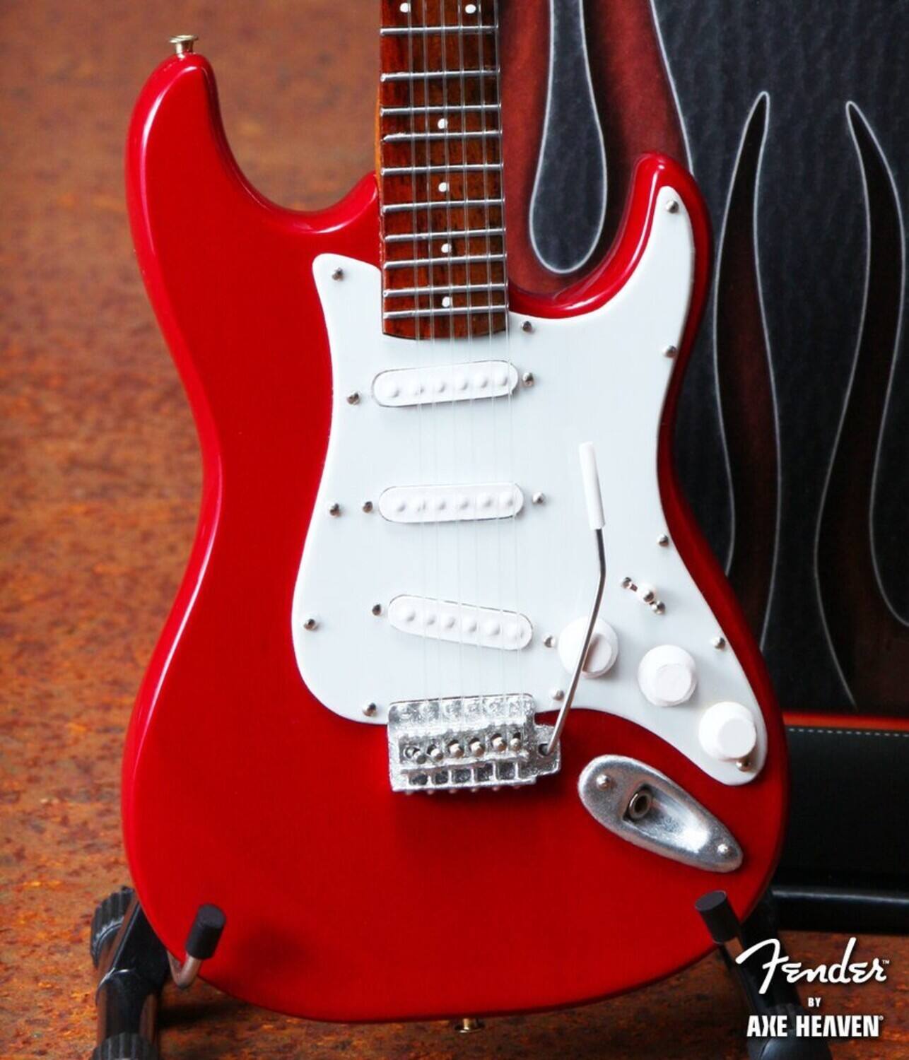 Axe Heaven Fender Stratocaster Classic Red Finish Miniature Guitar FS-006 - Collectibles
