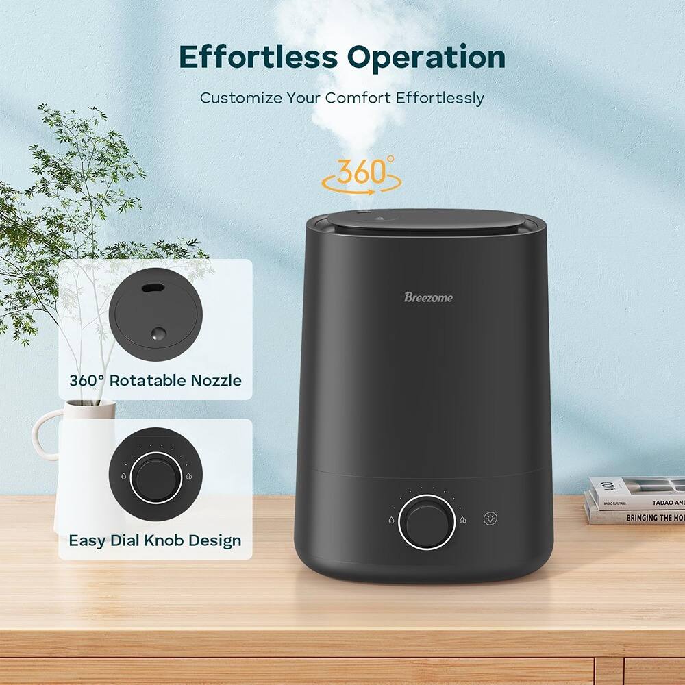 Effortless Operation  
Customize Your Comfort Effortlessly  

360° Rotatable Nozzle  

Easy Dial Knob Design