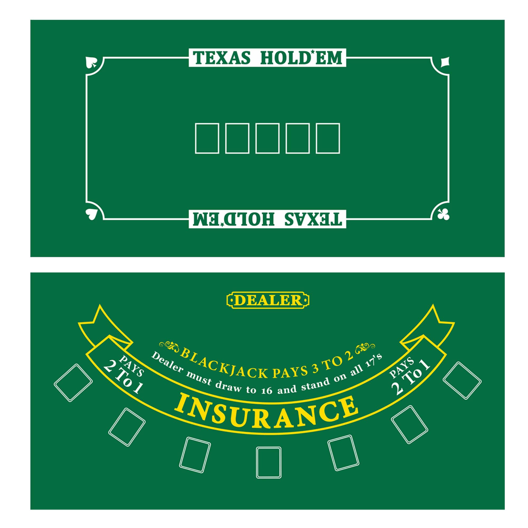 Photos - Board Game Expert GSE Games & Sports  - Las Vegas Style Casino Black Jack and Roulette Layout Mat with Instructions and Strategy Chart C 