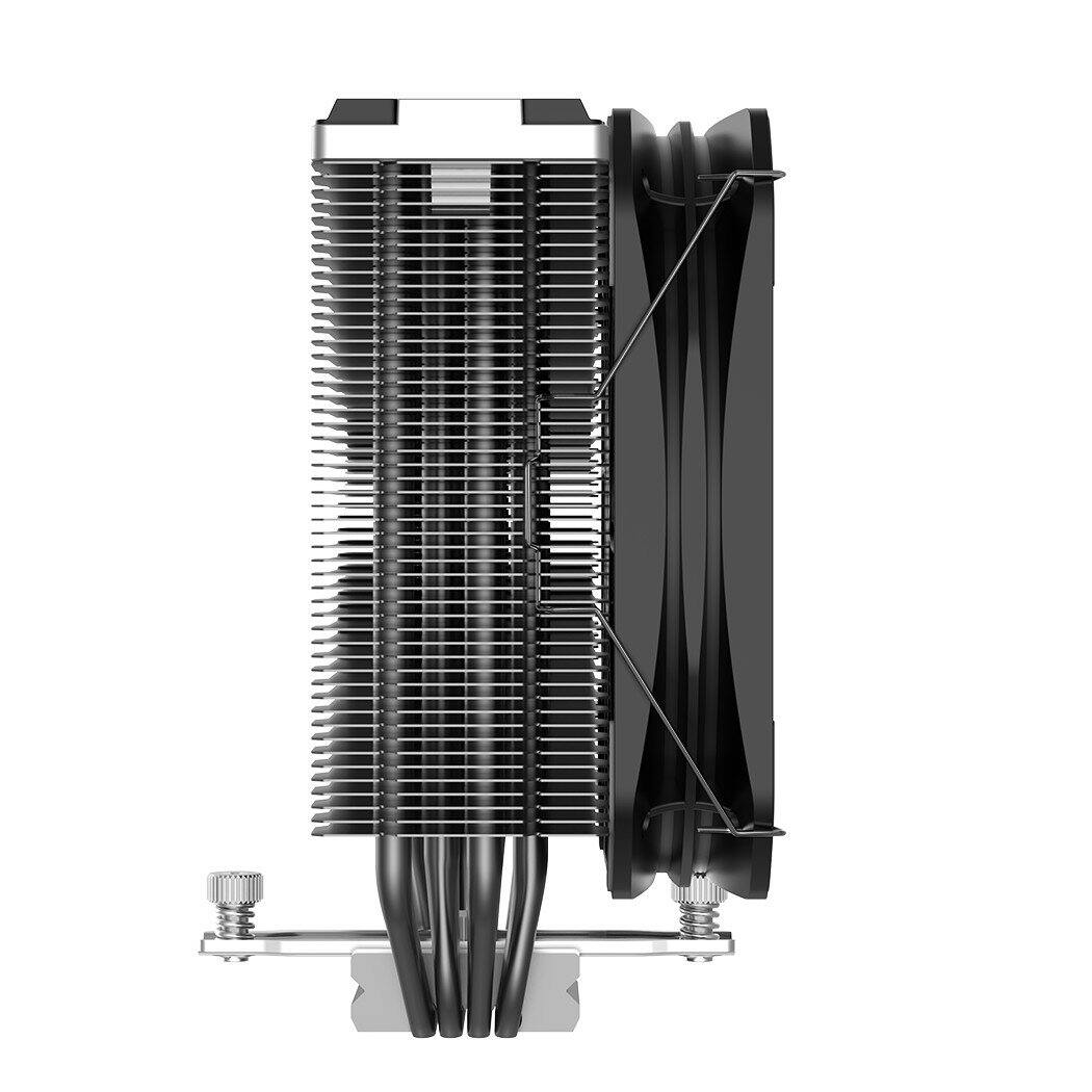 Alt View 1. PCCOOLER - K4 BK CPU cooler, 130mm booster fan - Black.