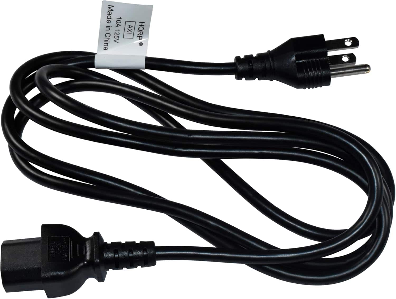 HQRP - 6ft AC Power Cord for Cisco 72-0770-01 37-1132-01 CAB-9K12A-NA 3900 7500 Switch WS-CAC-1000W 6000 6500, 5002 5505 - Black