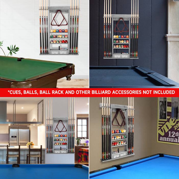 CUES, BALLS, BALL RACK AND OTHER BILLIARD ACCESSORIES NOT INCLUDED

the 12th 20 annual