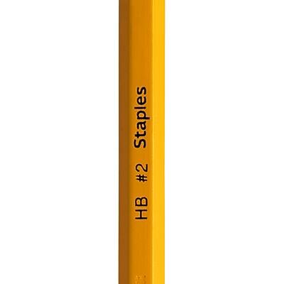 Alt View 3. Staples - Staples Pre-Sharpened Wooden Pencil, 2.2mm, #2 Medium Lead, 24/Pack (ST62807-CC).