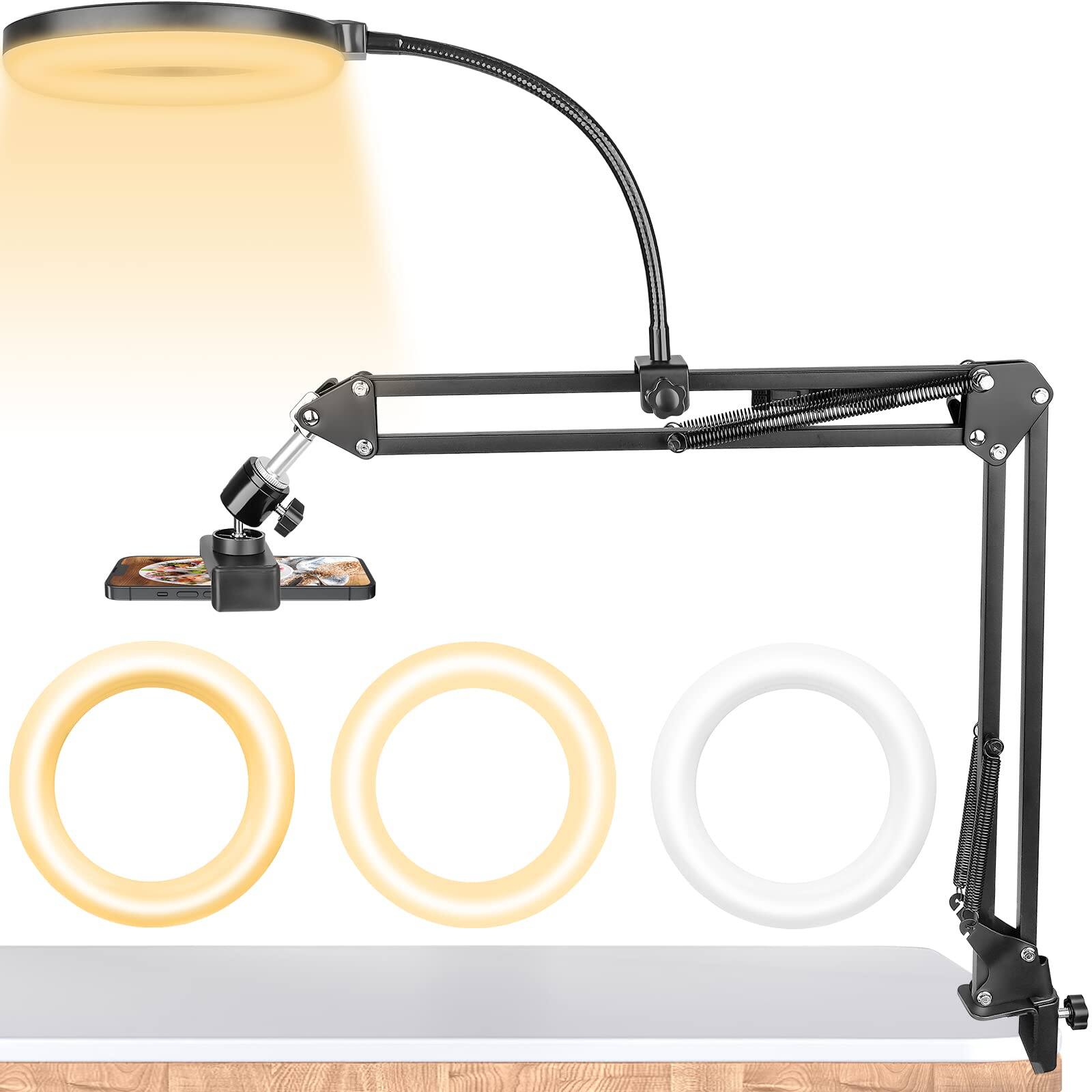 phone stand with light