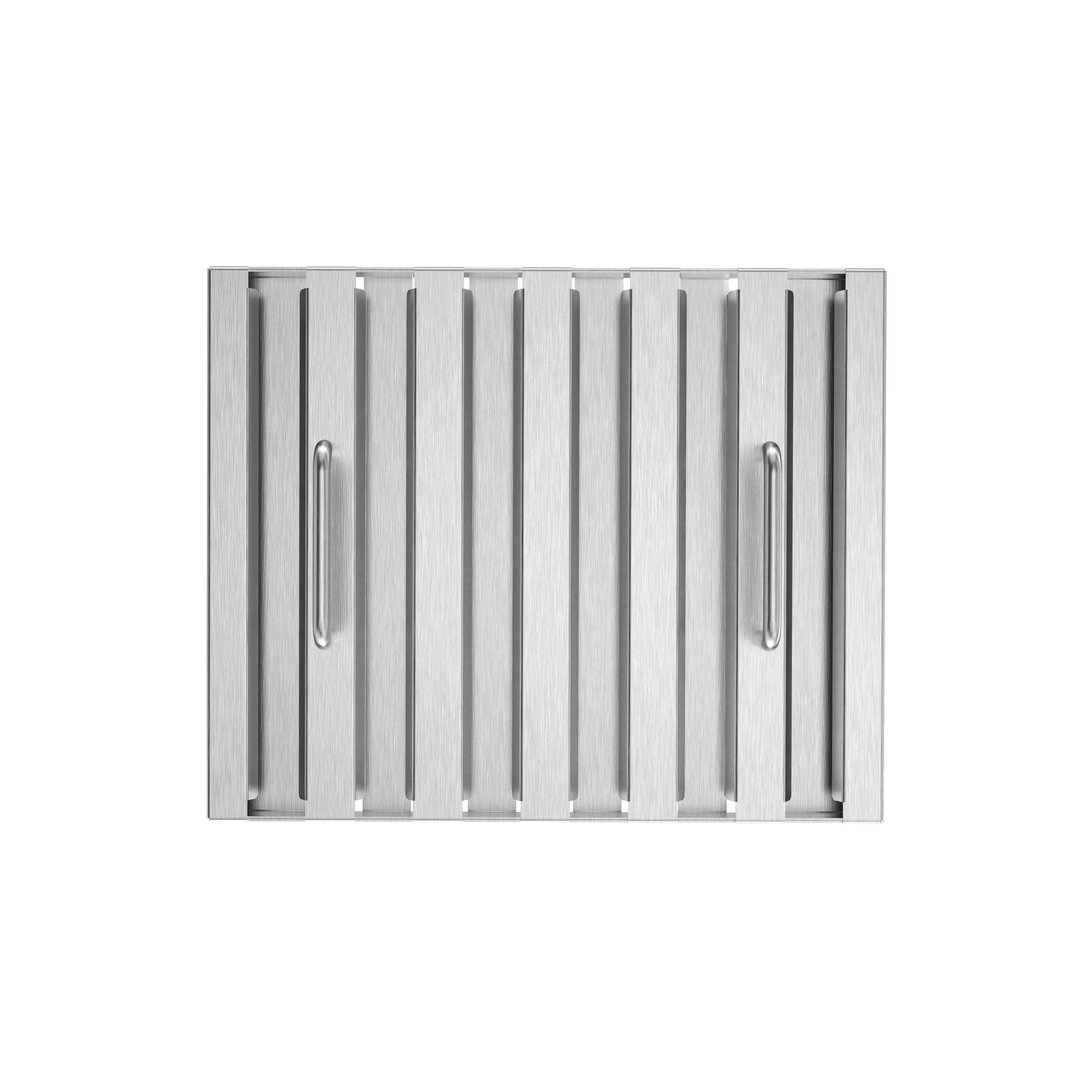 Alt View 8. Streamline - 34 in. Novara Ductless 350 CFM Range Hood, Baffle Filters, Electronic Button Control, LED Light - Brushed Stainless Steel.