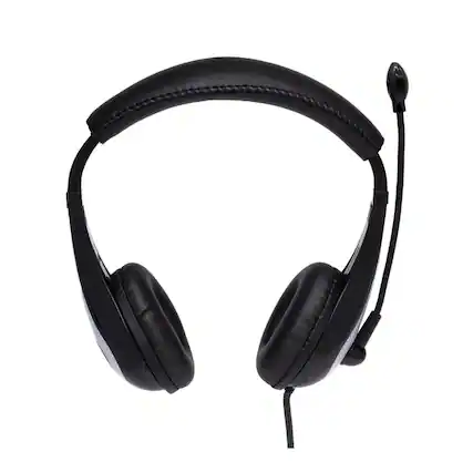 Front. Avid - AVID Education AE 36 White Headset with Microphone and 3.5mm Plug Bundle 50 Pack.