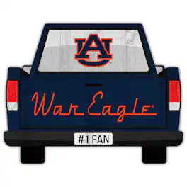 Fan Creations - Auburn Tigers 12'' x 12'' Truck Back D-cor - Multicolor