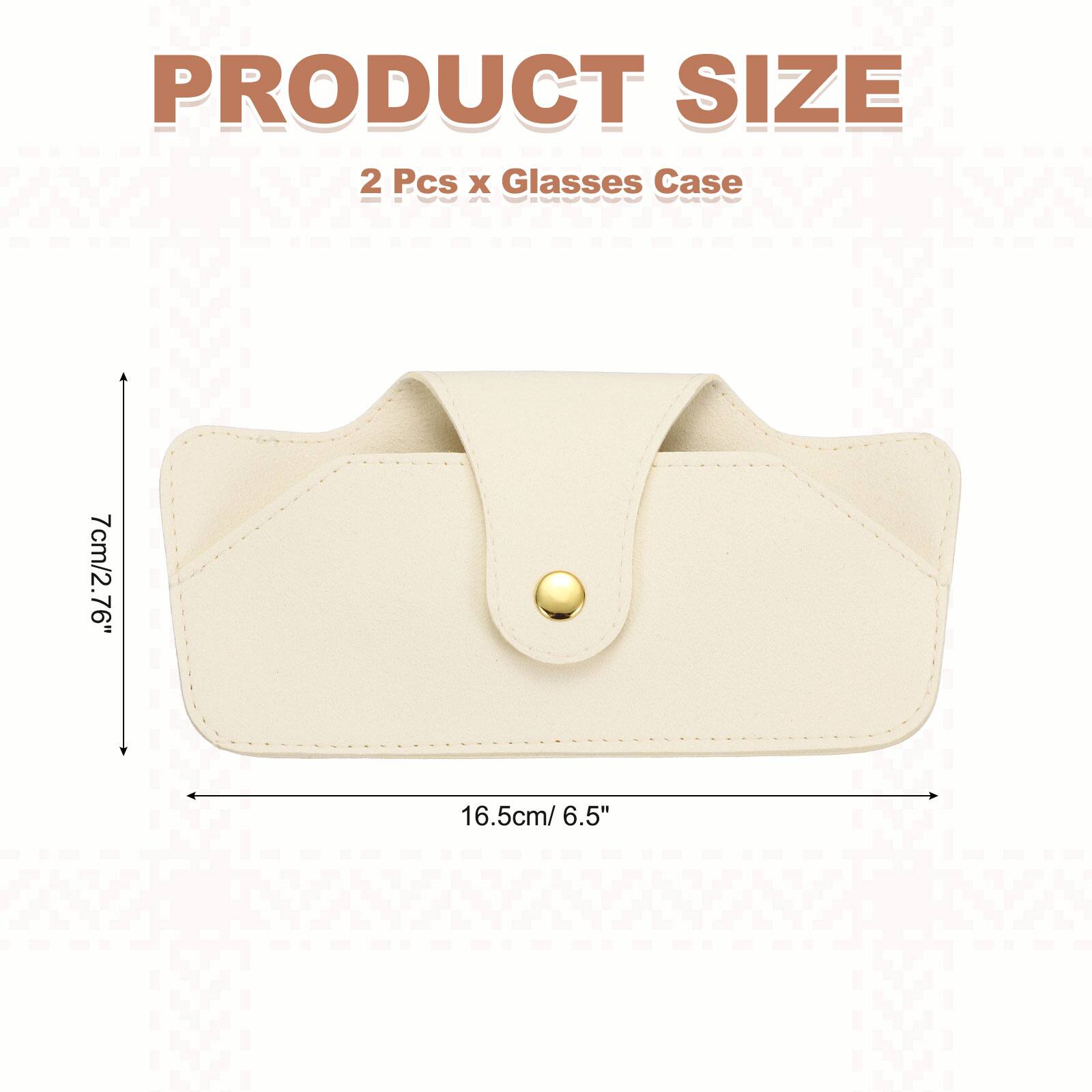 PRODUCT SIZE  
2 Pcs x Glasses Case  
7cm/2.76"  
16.5cm/6.5"