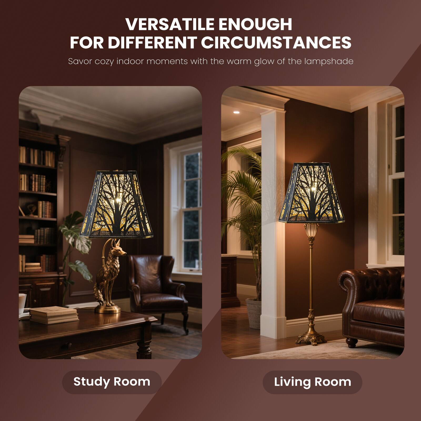 VERSATILE ENOUGH FOR DIFFERENT CIRCUMSTANCES

Savor cozy indoor moments with the warm glow of the lampshade

Study Room

Living Room