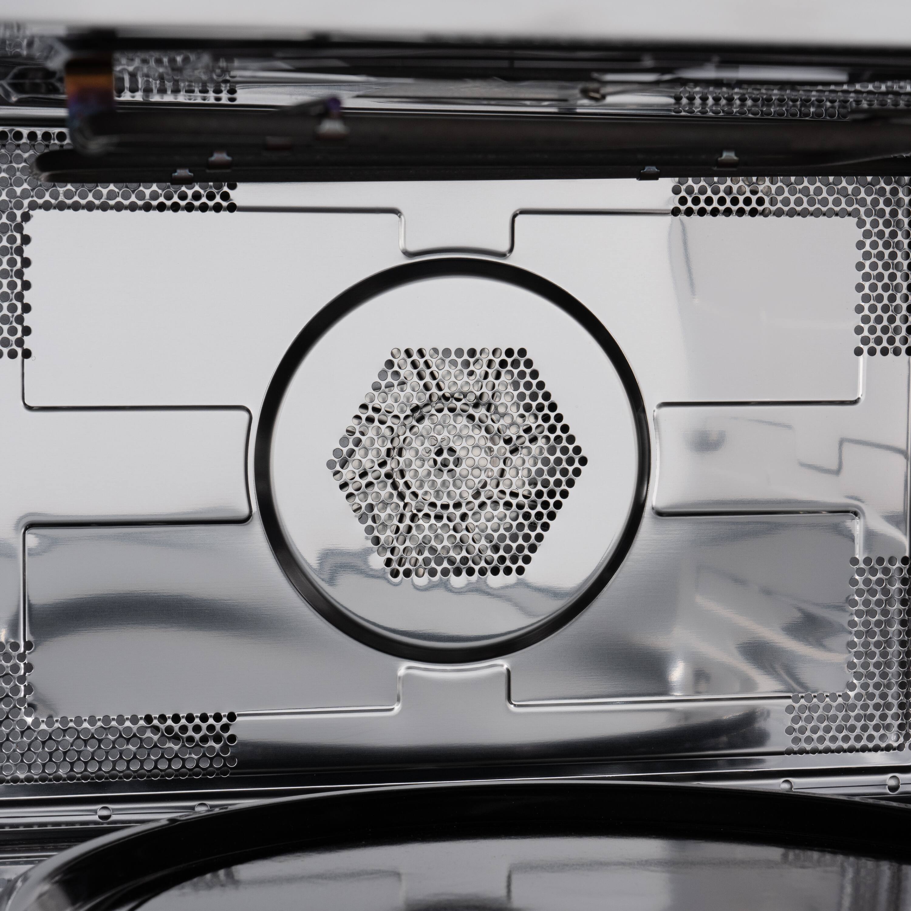 Alt View 8. Koolmore - 30 In. Black Stainless Steel Built-in Convection Microwave Oven with Speed and Sensor Cooking, 1.6 Cu. Ft. - Black.