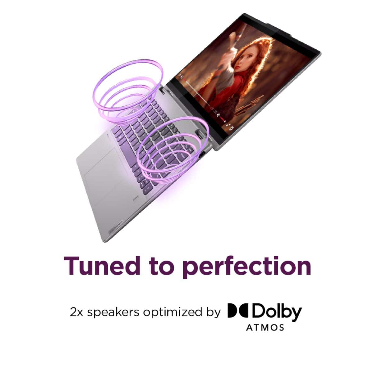 Tuned to Perfection 2x Speakers Optimized by Dolby ATMOS