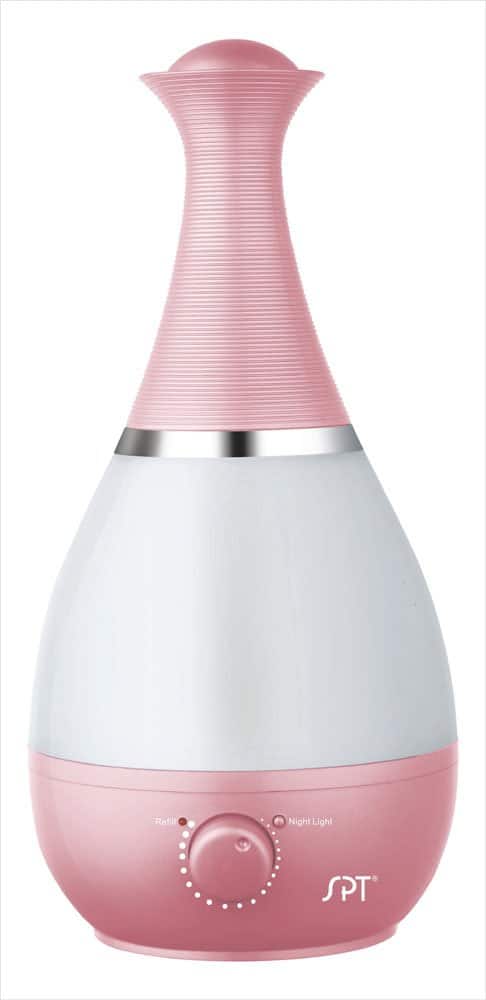 SPT - Ultrasonic Humidifier with Fragrance Diffuser - Pink and White