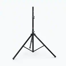 Front. On Stage Stands - On-Stage SS7764B Air-Lift Speaker Stand - Black.