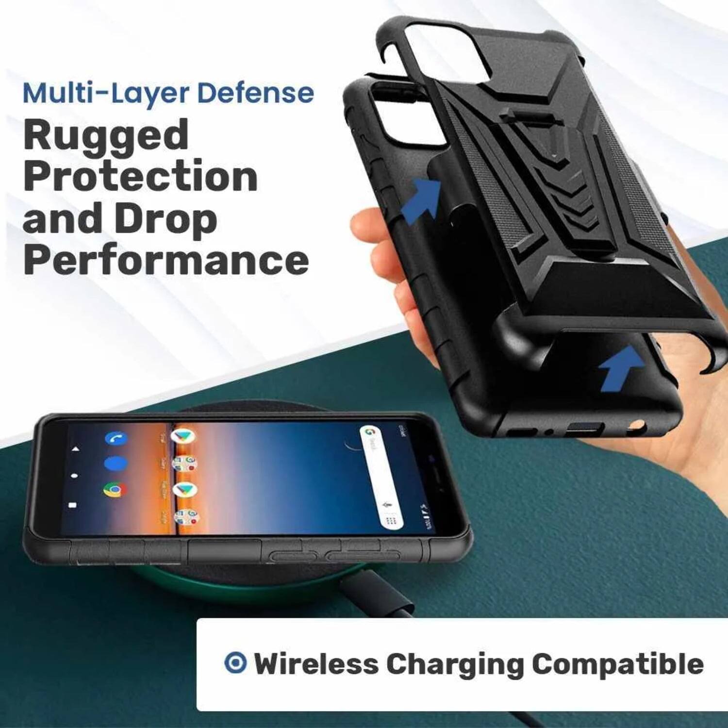 Multi-Layer Defense  
Rugged Protection and Drop Performance  

Wireless Charging Compatible