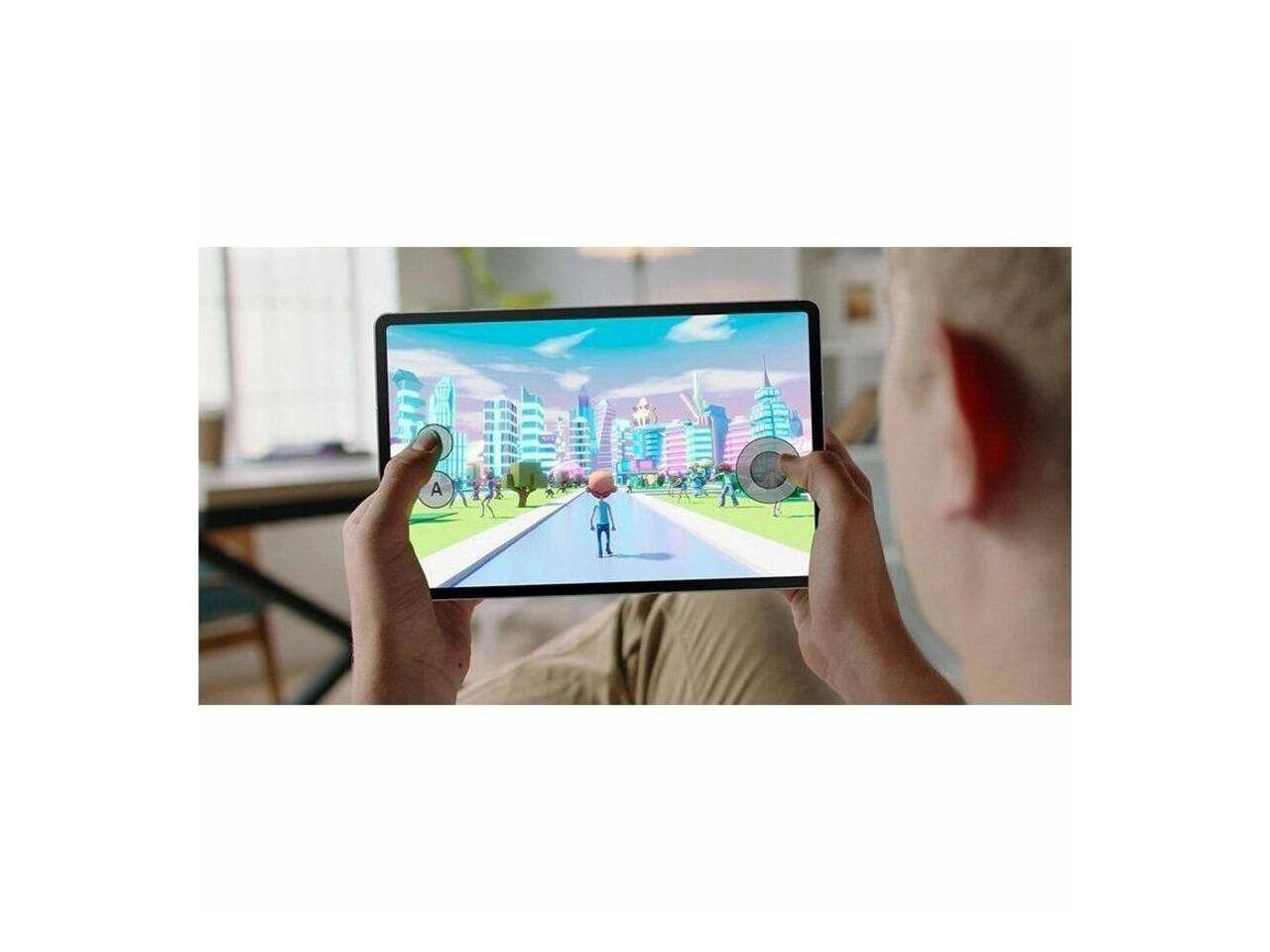 Alt View 5. Samsung - Samsung Galaxy Tab S10 FE 5G - 10.9" - Exynos 1580 - 8 GB RAM - 128 GB - 5G - Gray - Gray.