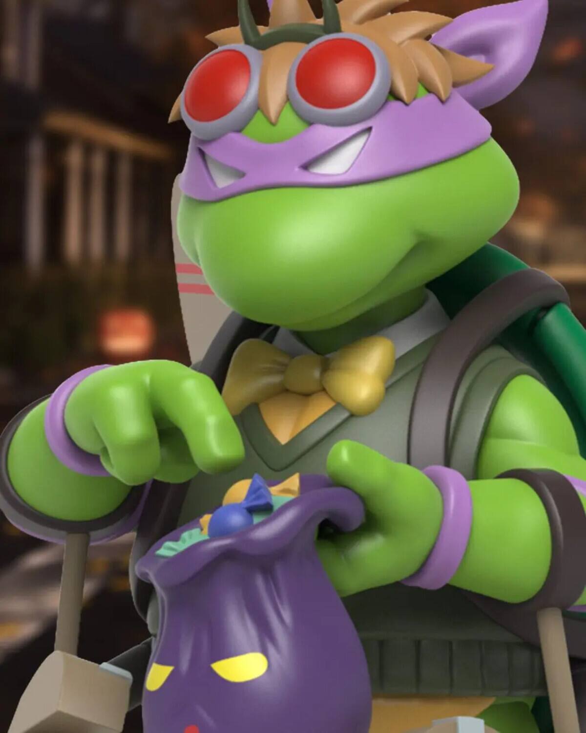 Alt View 1. PopMarket - Teenage Mutant Ninja Turtles - Remixx: Cowa-BOO-nga! - Donatello as Baxter Stockman (TMNT)   - COLLECTIBLES - Multicolor.
