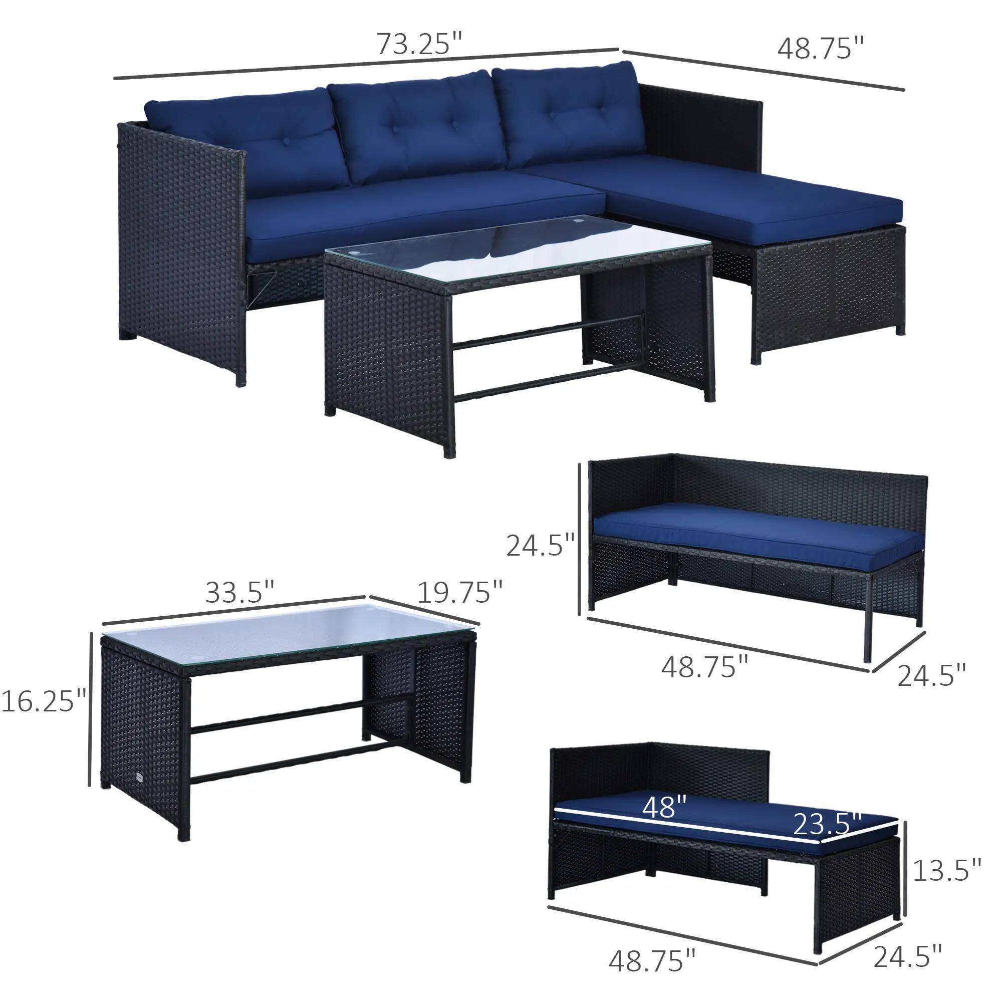 73.25" 48.75" 33.5" 16.25" 24.5" 48.75" 19.75" 24.5" 48" 23.5" 13.5" 48.75" 24.5"