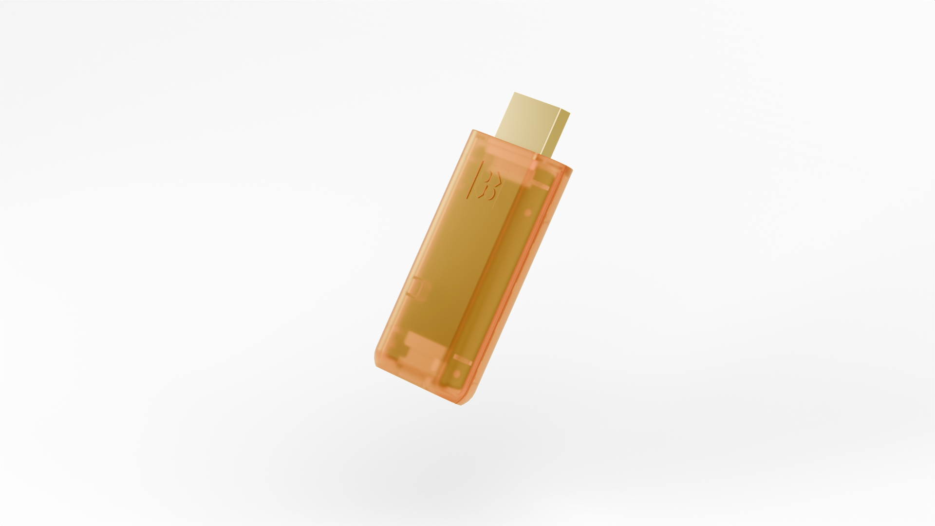 Back. Genki - ShadowCast 3 - Tiny 4K60 Capture Card with Modular HDMI Passthrough for the Nintendo Switch 2 - Orange.
