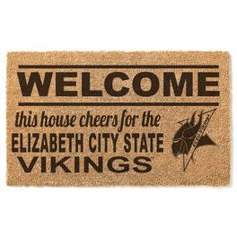 Jardine - Elizabeth City State University Vikings 18" x 30" Welcome Doormat - Brown
