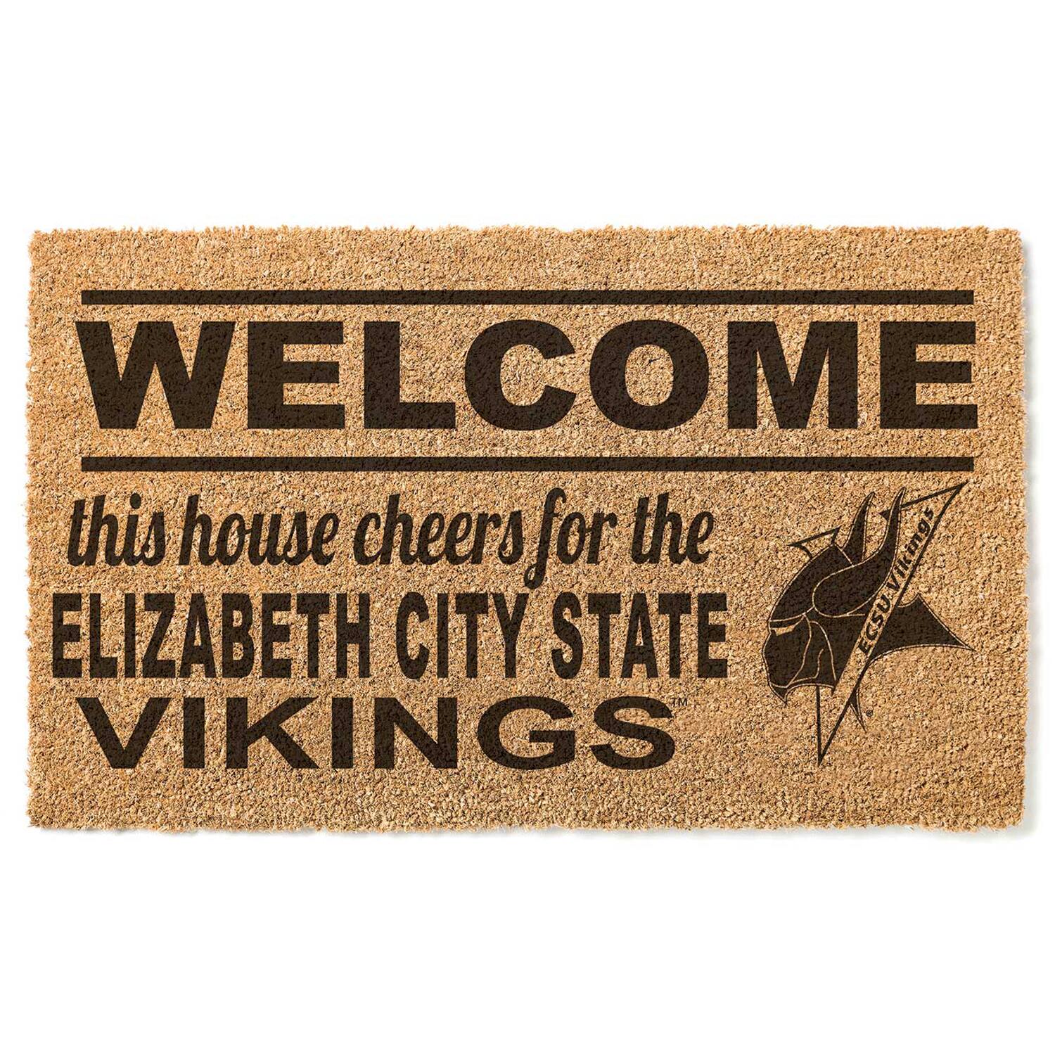 Elizabeth City State University Vikings 18" x 30" Welcome Doormat