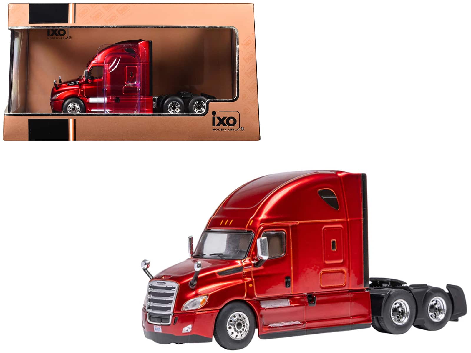 2018 Freightliner Cascadia Truck Tractor Red Metallic 1/64 Diecast Model by IXO Models price history on PriceWatchPro