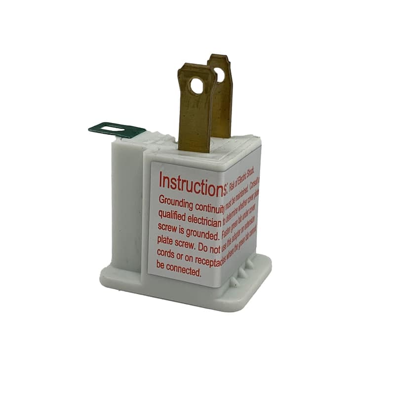 ProjeX - Grounded 1 outlets Grounding Adapter 1 pk