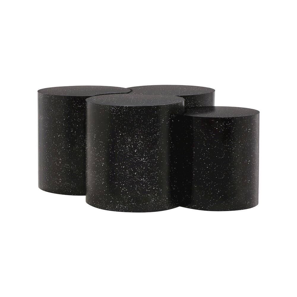 Alt View 1. Meridian Furniture - Dimple Black Coffee Table - Black.