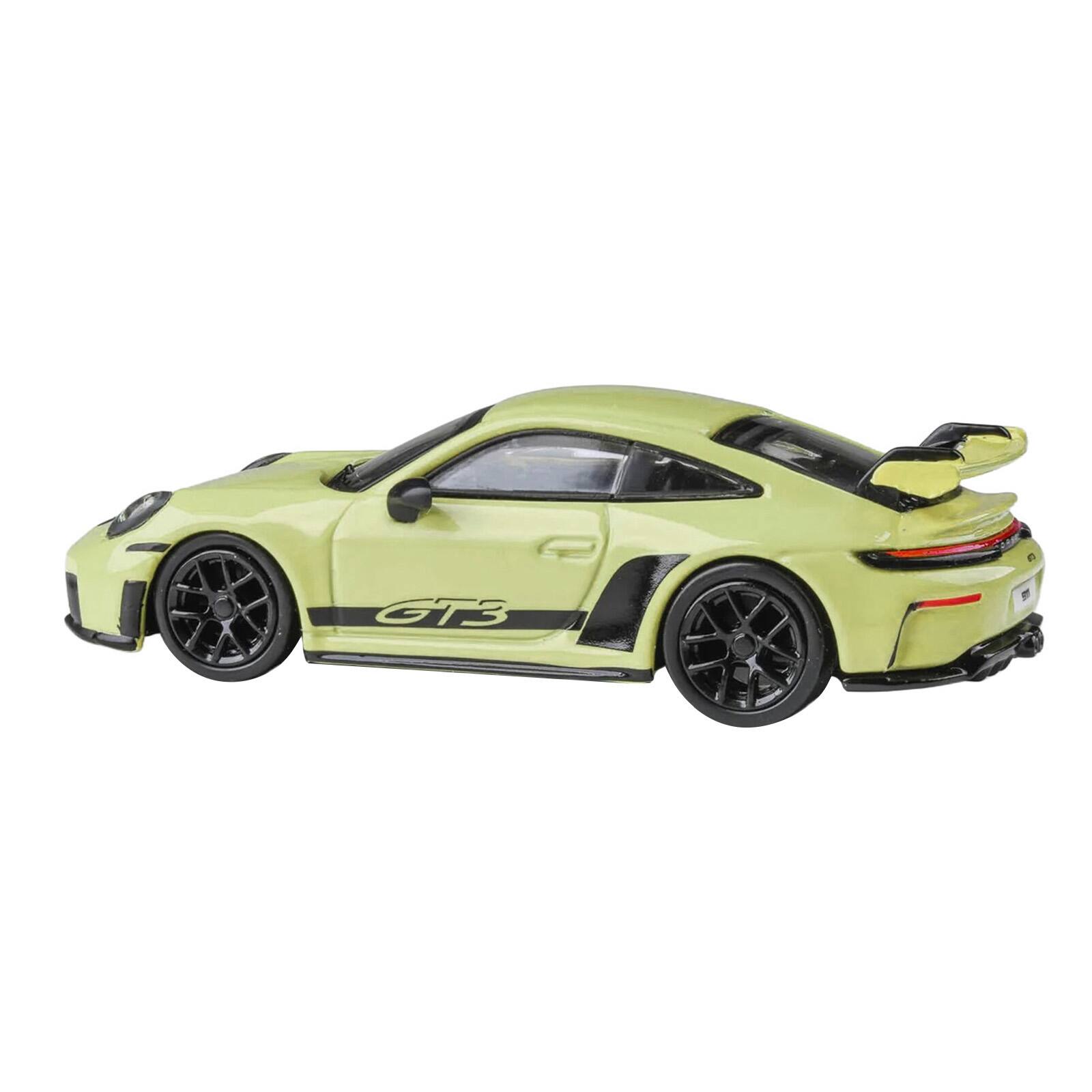 Alt View 1. Paragon - 2025 Porsche 911 GT3 (992.2) Cartagena Yellow with Black Stripes 1/64 Diecast Model Car by Paragon Models.