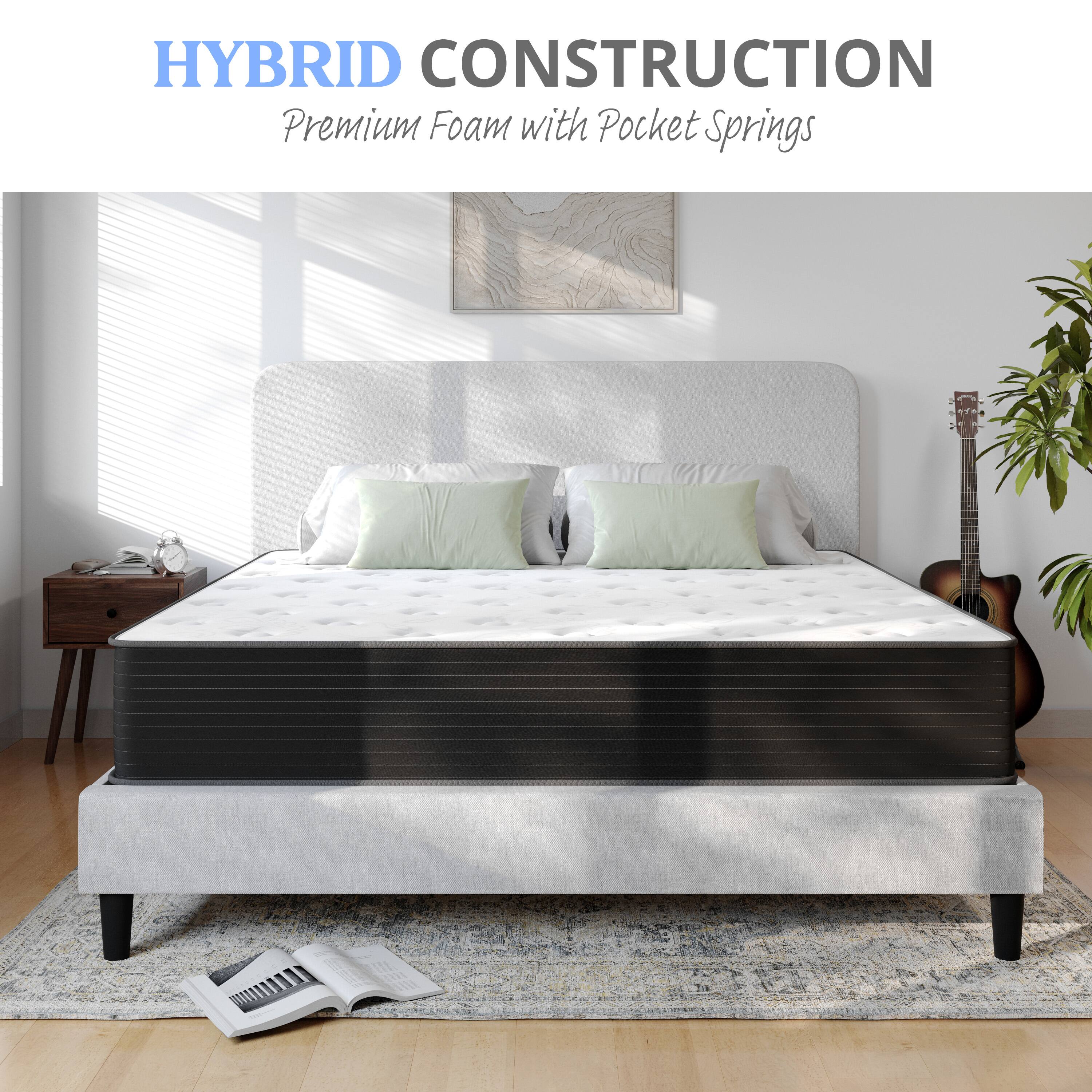 HYBRID CONSTRUCTION  
Premium Foam with Pocket Springs