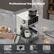 Professional Steam Wand
- Steady steam output
- Heat insulating rubber
- Adjustable steam wand
- Quick-Release Nozzle
