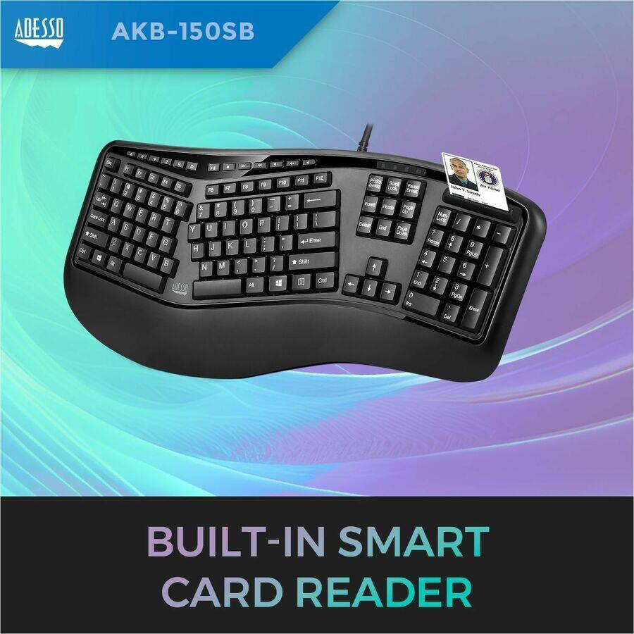 ADESSO  
AKB-150SB  

BUILT-IN SMART CARD READER