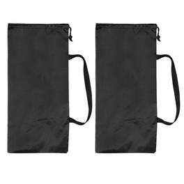 Unique Bargains - 22"x10" Tripod Case, 2pcs Oxford Padded Bag for Camera Gear, Mic, Light Stand - Black