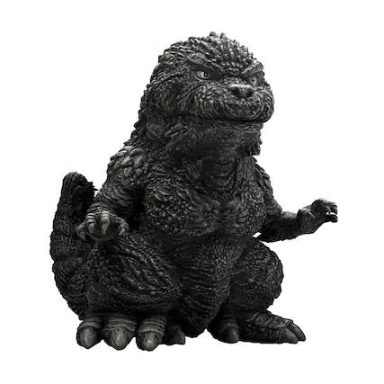Front. Banpresto - Godzilla Minus One Enshrined Monsters Figure | Version A Grey - Grey.